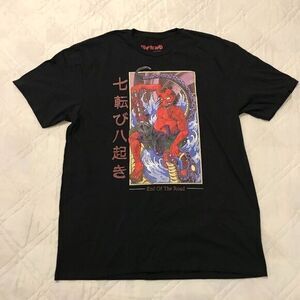 End of the Road black T shirt‎ large